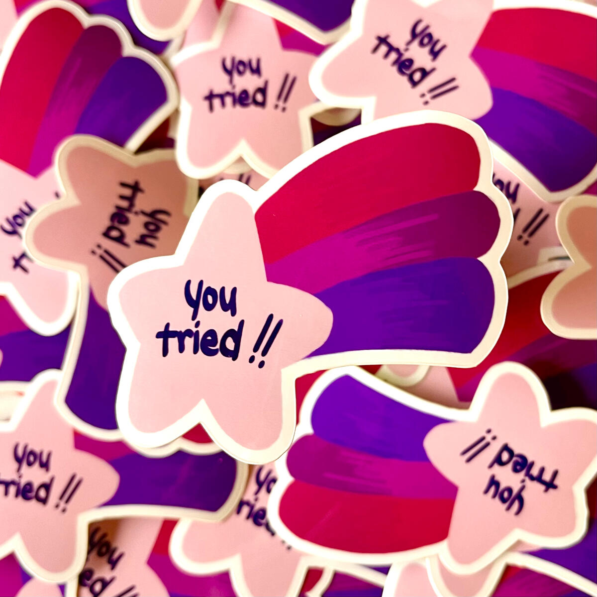 you tried acrylic sticker you tried acrylic sticker